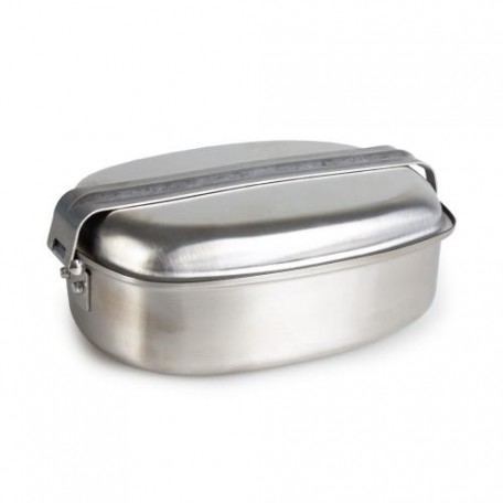 Набір посуду армійської Франції Sturm Mil-Tec "French Stainless Steel Mess Kit" Steel