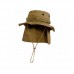 Купити Панама Sturm Mil-Tec "British Boonie Hat with Neck Flap R/S" Coyote від виробника Sturm Mil-Tec® в інтернет-магазині alfa-market.com.ua  