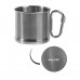 Купить Кружка нержавеющая Sturm Mil-Tec® "Stainless Steel Karabiner Cup" (500 ml) Steel от производителя Sturm Mil-Tec® в интернет-магазине alfa-market.com.ua  