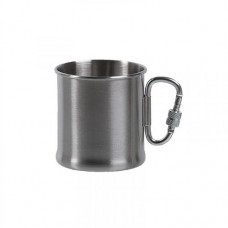 Кружка нержавеющая Sturm Mil-Tec® "Stainless Steel Karabiner Cup" (250 ml) Steel