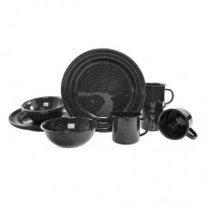 Набор посуды Sturm Mil-Tec® "Western Dishes Enamelled" (12 pcs) Black