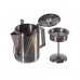 Купить Кофеварка Sturm Mil-Tec® "Coffee Pot Stainless Steel with Percolator" Steel от производителя Sturm Mil-Tec® в интернет-магазине alfa-market.com.ua  