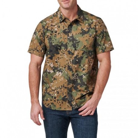 Сорочка тактична "5.11 Tactical® Wyatt Print Short Sleeve Shirt"