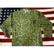 Рубашка американская камуфляжная двухсторонняя WW2 USMC HBT Реплика