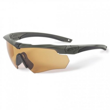 Очки защитные баллистические "ESS Crossbow Hunting Stealth Olive with HI-Def Bronze & Gray Lenses" Olive