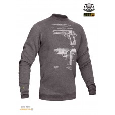 Свiтшот зимовий "WS- COLT1911" (Winter Sweatshirt Colt 1911 Pistol Legend)