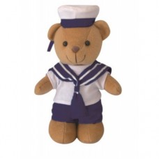 Военный сувенир "медвежонок плюшевый в костюме моряка" (20 см)