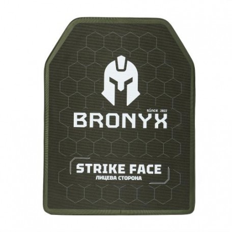 Бронеплита Bronyx® "6 класс по ДСТУ" (SiC+НВМПЕ) RANGER GREEN
