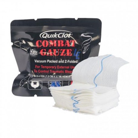 Бинт гемостатический QuikClot® "Z-Fold Vacuum Packed Combat Gauze LE" Multi