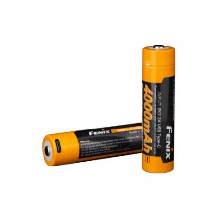 Аккумулятор 18650 Fenix® 4000mAh ARB-L18-4000U (USB Type-C зарядка) Multi