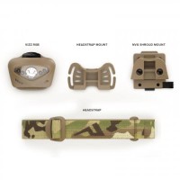 Ліхтар налобний Princeton Tec® "Vizz 550 RGB MPLS Tactical Headlamp" Multicam