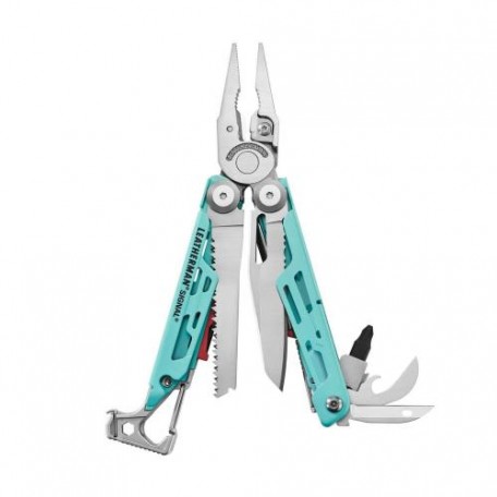 Мультиинструмент Leatherman® "Signal® Aqua Silver" (нейлоновый чехол) Aqua Silver