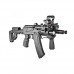 Купить Цевье тактическое FAB "AKS 74U Polymer Quad Rail Handguard" Black от производителя FAB DEFENSE® в интернет-магазине alfa-market.com.ua  