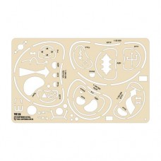 Линейка тактическая Ecopybook Tactical® "Tactical Ruler Echelon UA" (187x115 mm) CLEAR