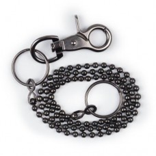 Цепочка шариковая для ключей и документов с карабином (4.5 мм) Steel