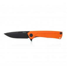 Ніж складний ANV Knives "Z100" (DLC, Liner lock, G10 Orange, Plain edge)