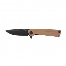 Ніж складний ANV Knives "Z100" (DLC, Liner lock, G10 Coyote, Plain edge)