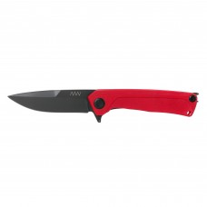 Ніж складний ANV Knives "Z100" (DLC, Liner lock, G10 Red, Plain edge)