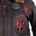 Купити Куртка льотна шкіряна Sturm Mil-Tec "Flight Jacket Top Gun Leather with Fur Collar" від виробника Sturm Mil-Tec® в інтернет-магазині alfa-market.com.ua  