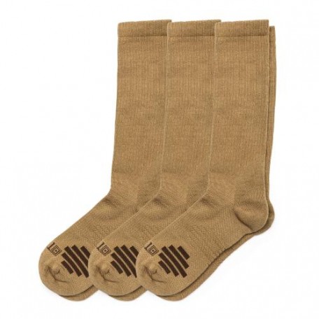 Носки тактические "5.11 Tactical® Duty Ready Plus OTC Socks" (3 пары) US Dark Coyote