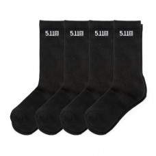 Шкарпетки тактичні "5.11 Tactical® Duty Ready Basic Crew Socks" (4 пари) Black