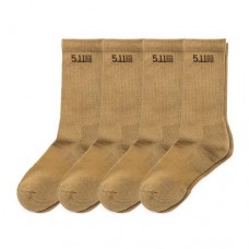 Шкарпетки тактичні "5.11 Tactical® Duty Ready Basic Crew Socks" (4 пари) US Dark Coyote