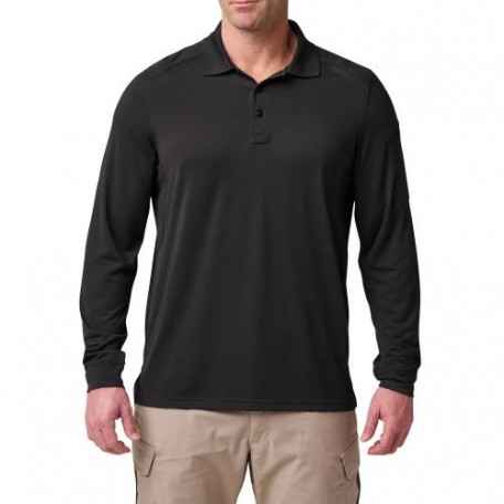 Поло с длинным рукавом "5.11 Tactical® Helios Long Sleeve Polo" Black