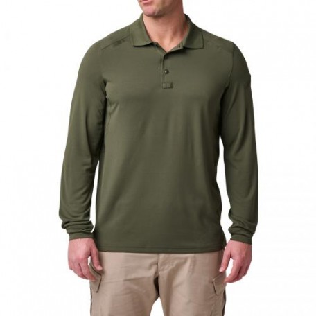 Поло с длинным рукавом "5.11 Tactical® Helios Long Sleeve Polo" TDU Green