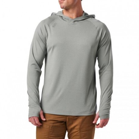 Реглан с капюшоном 5.11 Tactical® "Sulli UV Hooded Long Sleeve" Overcast Grey Heather