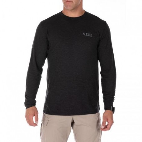 Реглан 5.11 Tactical "Triblend Legacy Long Sleeve Tee" Black Heather