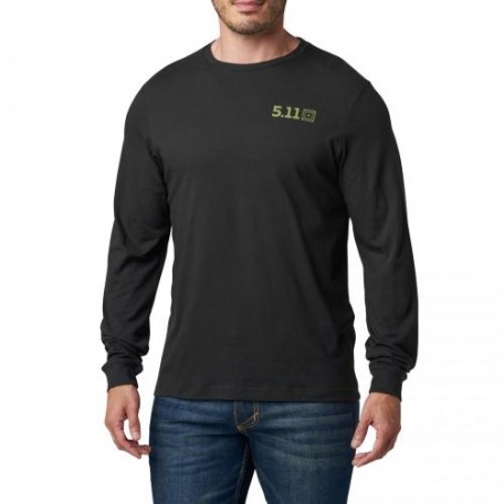 Реглан 5.11 Tactical® "Skull Island Long Sleeve" Black