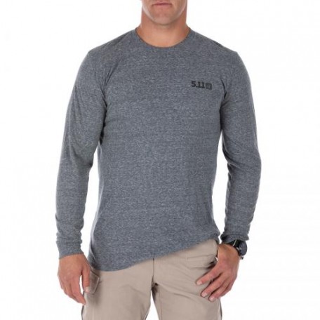 Реглан 5.11 Tactical "Triblend Legacy Long Sleeve Tee" Heather Grey