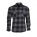 Купить Рубашка фланелевая Sturm Mil-Tec® "Flannel Shirt Light" Black/Titan Gray от производителя Sturm Mil-Tec® в интернет-магазине alfa-market.com.ua  