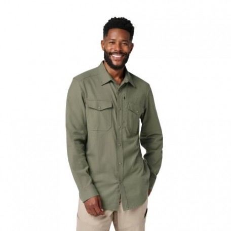 Рубашка тактическая "5.11 Tactical® Austin Flannel Solid" Tank Green