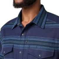 Сорочка тактична "5.11 Tactical® Austin Flannel" Pacific Navy Stripe