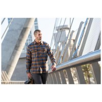 Сорочка тактична "5.11 Tactical® Lester Flannel Plaid Long Sleeve Shirt" Dark Earth Check