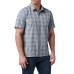 Купить Рубашка тактическая "5.11 Tactical® Nate Short Sleeve Shirt" Mortar Plaid от производителя 5.11 Tactical® в интернет-магазине alfa-market.com.ua  