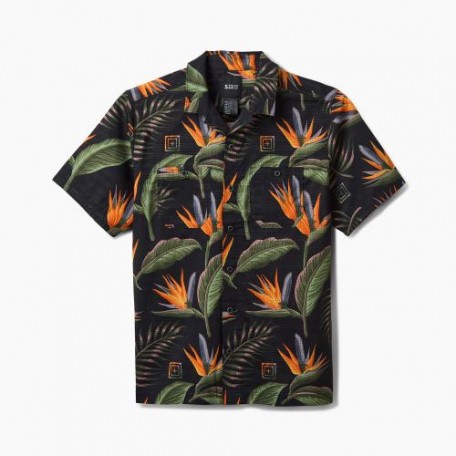Рубашка тактическая "5.11 Tactical® Adventure Print Short Sleeve Shirt" Black Knives of Paradise