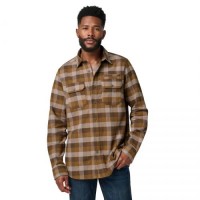 Сорочка тактична "5.11 Tactical® Lester Flannel Plaid Long Sleeve Shirt" Dark Earth Check