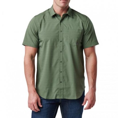 Рубашка тактическая "5.11 Tactical® Aerial Short Sleeve Shirt" Greenzone