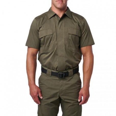 Рубашка тактическая "5.11 Tactical® Flex-Tac® TDU® Ripstop Short Sleeve Shirt" RANGER GREEN