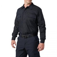 Рубашка тактическая "5.11 Tactical® Flex-Tac® TDU® Ripstop Long Sleeve Shirt" Dark Navy