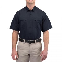 Рубашка тактическая "5.11 Tactical Fast-Tac Short Sleeve Shirt" Dark Navy
