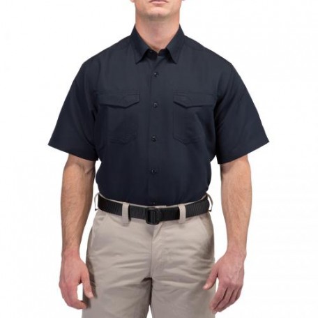 Рубашка тактическая "5.11 Tactical Fast-Tac Short Sleeve Shirt" Dark Navy