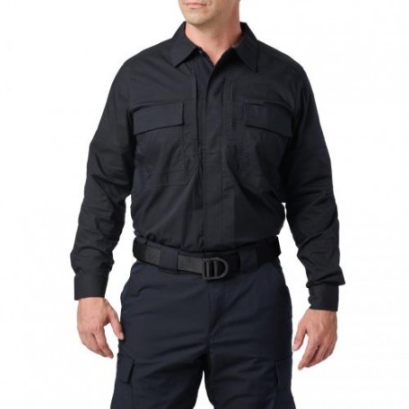 Рубашка тактическая "5.11 Tactical® Flex-Tac® TDU® Ripstop Long Sleeve Shirt" Dark Navy