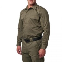 Рубашка тактическая "5.11 Tactical® Flex-Tac® TDU® Ripstop Long Sleeve Shirt" RANGER GREEN