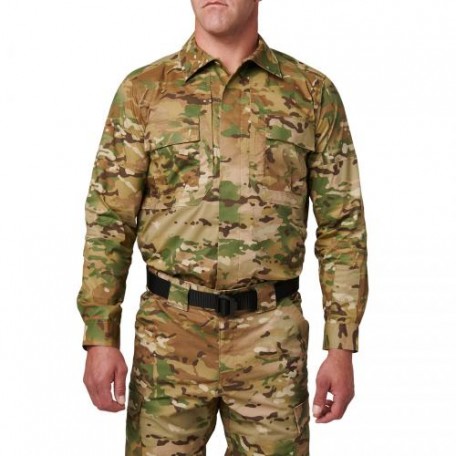 Рубашка тактическая "5.11 Tactical® Flex-Tac® TDU® MultiCam® Ripstop Long Sleeve Shirt" Multicam