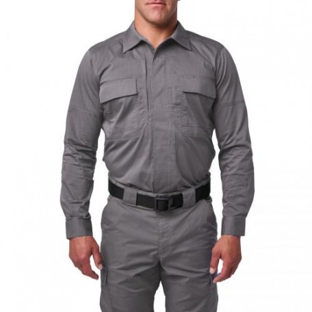 Рубашка тактическая "5.11 Tactical® Flex-Tac® TDU® Ripstop Long Sleeve Shirt" Storm