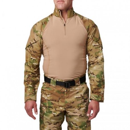 Рубашка тактическая под бронежилет "5.11 Tactical® Flex-Tac® TDU® MultiCam® Rapid Long Sleeve Shirt" Multicam