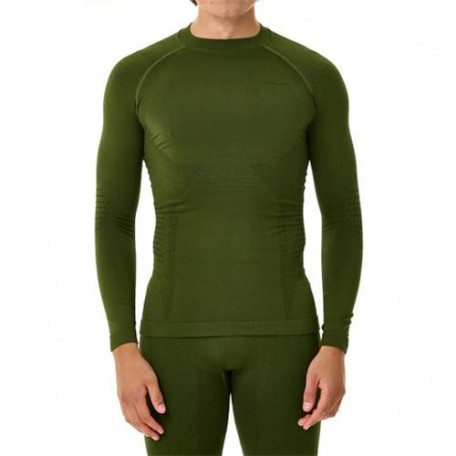 Термореглан Accapi® "Polar Bear Men's Long Sleeve Shirt" Military Green/Black